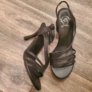 Strappy Mid Heel Sandal